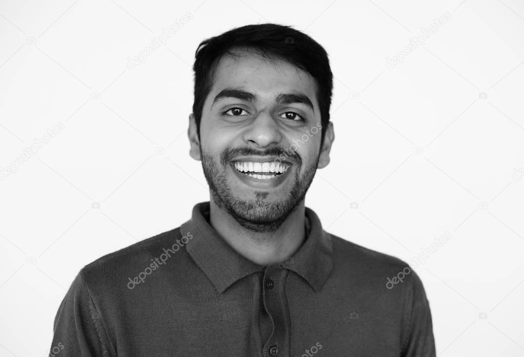 smiling Indian Man in Studio
