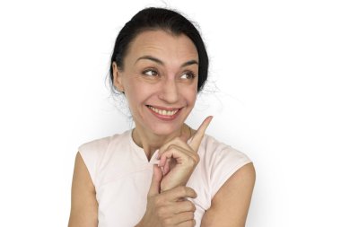 stüdyoda Kafkas kadın