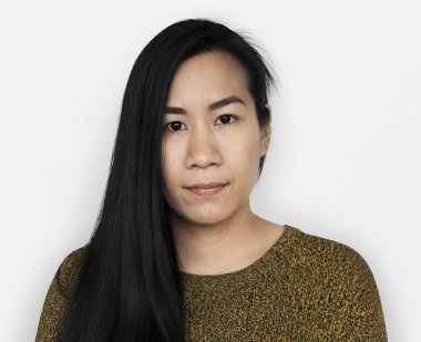 stüdyoda Asyalı kadın 