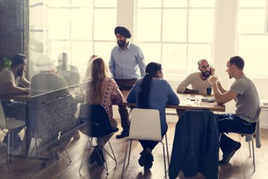 İnsanlar toplantısında çeşitlilik grubu 