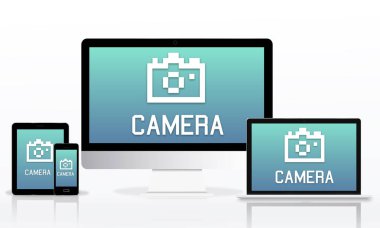 Cihazlar ile tasarım şablonu