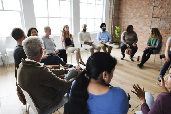 Group of diversity People at Meeting — Stock Photo, Image