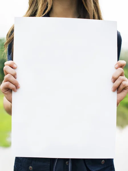 Frau an Bord — Stockfoto