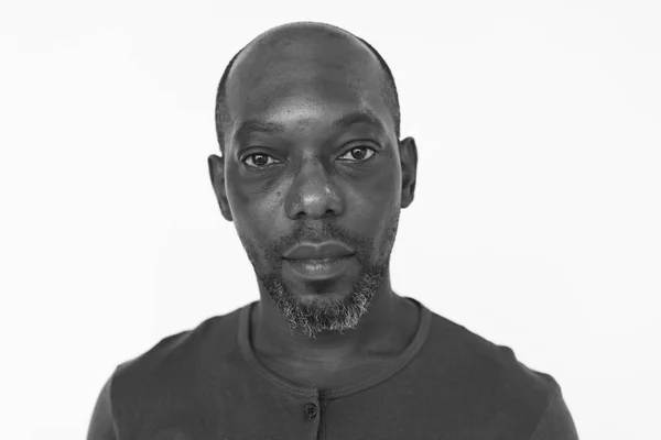Afrika kökenli Amerikalı adam stüdyo — Stok fotoğraf
