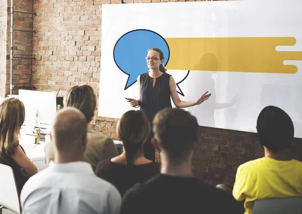 Business people at conference — Stock Photo, Image