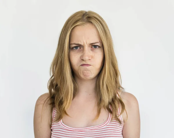 Retrato de mujer joven. — Foto de Stock