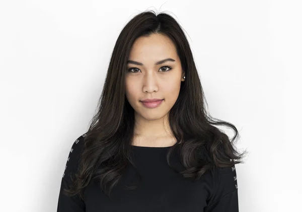 Asiatische Frau in die studio — Stockfoto