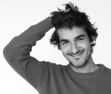 stüdyo yakışıklı adam