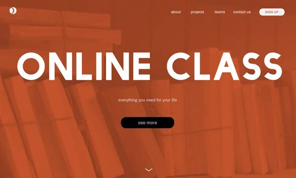 Kreative Website-Banner — Stockfoto