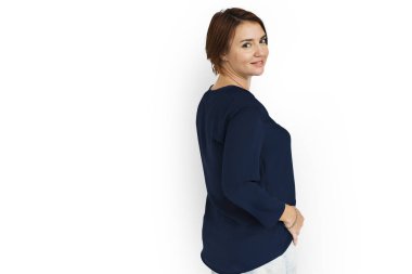 stüdyoda Kafkas kadın