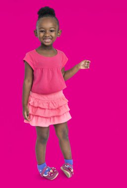 stüdyoda sevimli kız