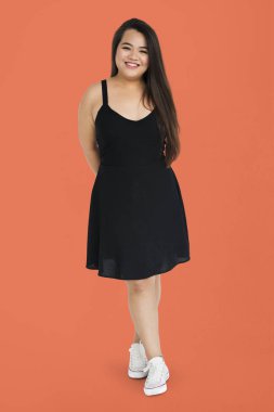 stüdyoda Asyalı kadın