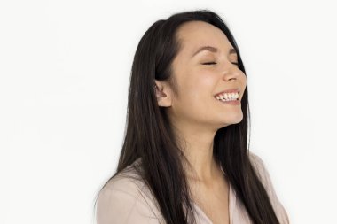 stüdyoda Asyalı kadın