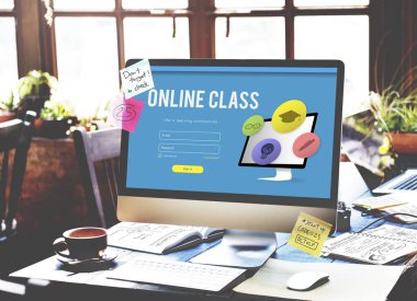 bilgisayar monitöründe çalışma alanı tablosu