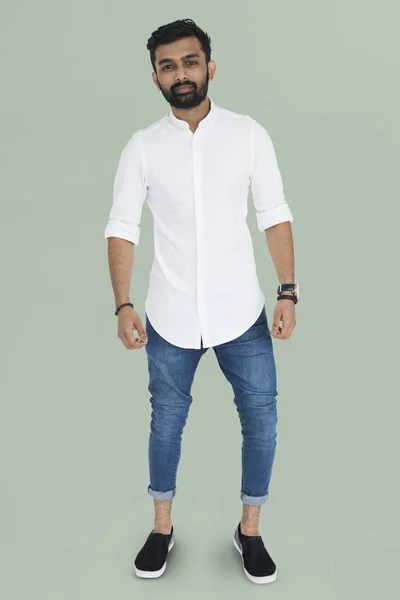 Casual indiano giovane uomo — Foto Stock