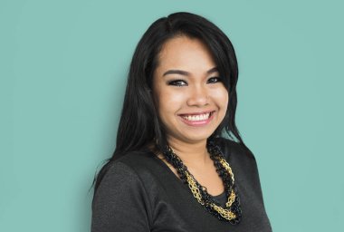  stüdyoda Asyalı kadın