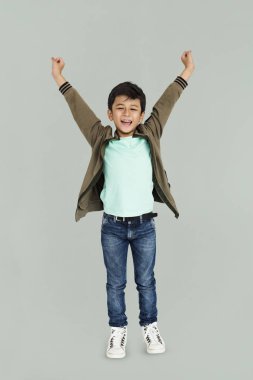 Asyalı küçük çocuk