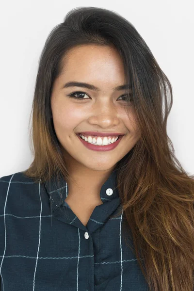 Sonriente mujer asiática — Foto de Stock