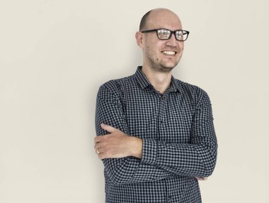 Neşeli adam stüdyo