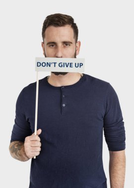 adam boş ağzıyla kaplama