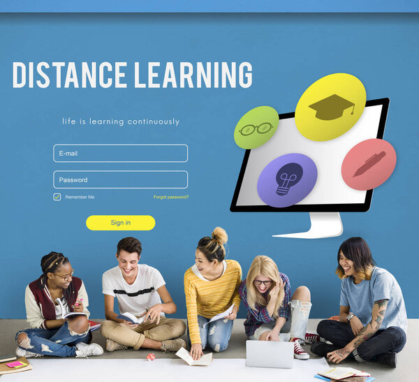 students working on the project