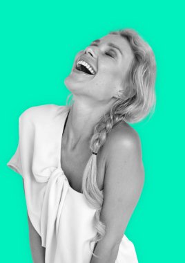 Kavram gülümseyen kadın