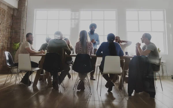 Reunión de personas sobre el seminario —  Fotos de Stock