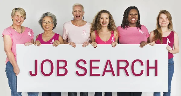 Vrouwen houden van informatieve bestuur — Stockfoto