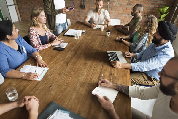 People Meeting on Seminar