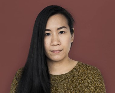 stüdyoda Asyalı kadın