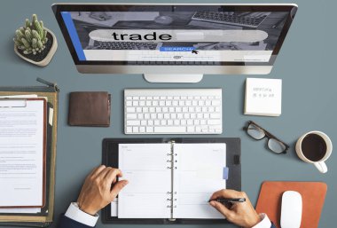 İşadamı yazılı notlar Diary