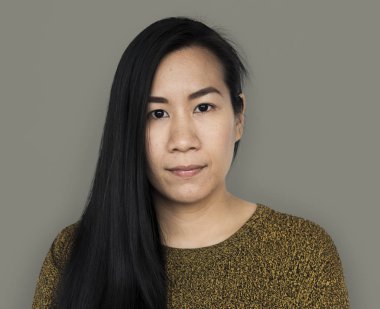 stüdyoda Asyalı kadın