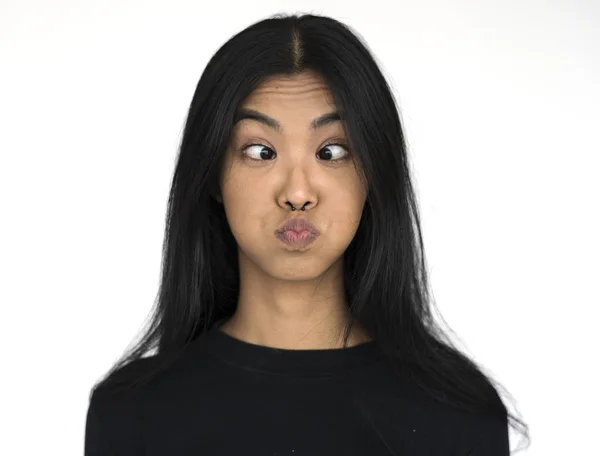 Asian Woman posing in studio — Stock Photo, Image