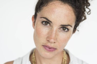 Güzel kadın yüzü