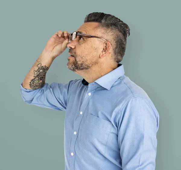 Mature man in Glasses — Stock Photo, Image