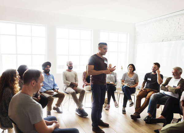 People Meeting on Seminar