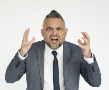 Beyaz işadamı karışık