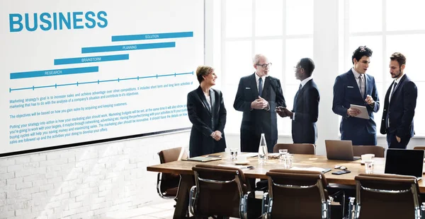 Empresários em reunião — Fotografia de Stock