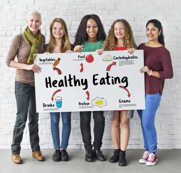 People holding banner — Stock Photo, Image