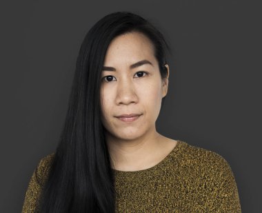 stüdyoda Asyalı kadın