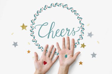 Alkış için Noel kavramı   