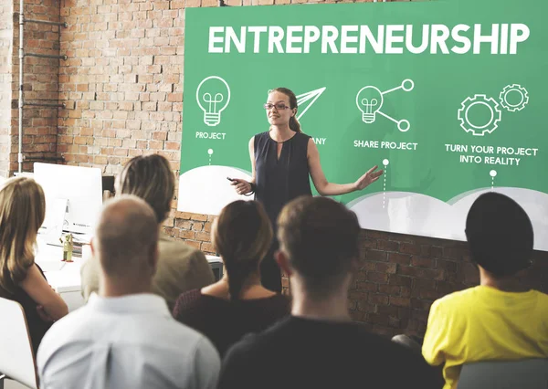 Business people at conference — Stock Photo, Image