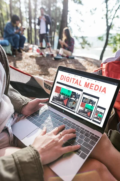 Collegamento dei media digitali — Foto Stock