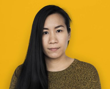 stüdyoda Asyalı kadın