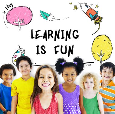 Çocukların birlikte çeşitlilik grubu 