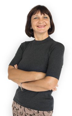 stüdyoda Olgun kadın