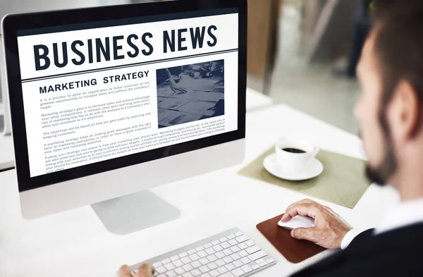 Business man working in office — Stock Photo, Image