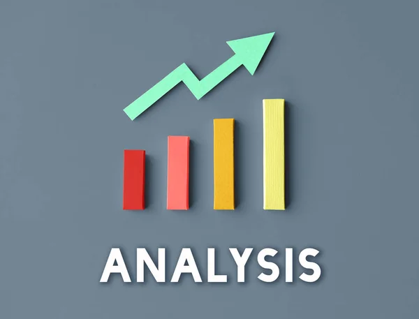 Grafische Diagrammpfeile — Stockfoto