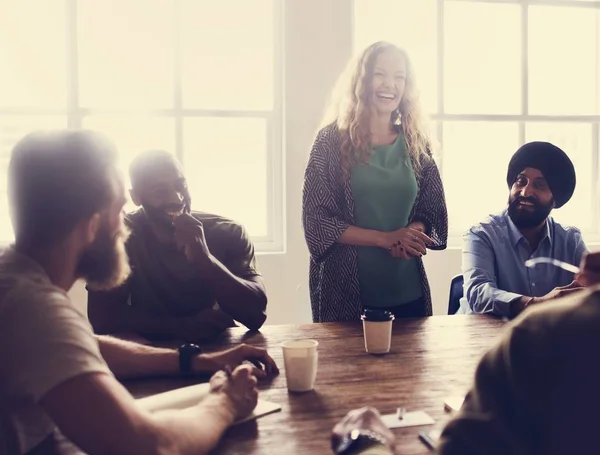 People Meeting on Seminar — Stock Photo, Image