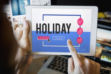 Dijital tablet tutan adam